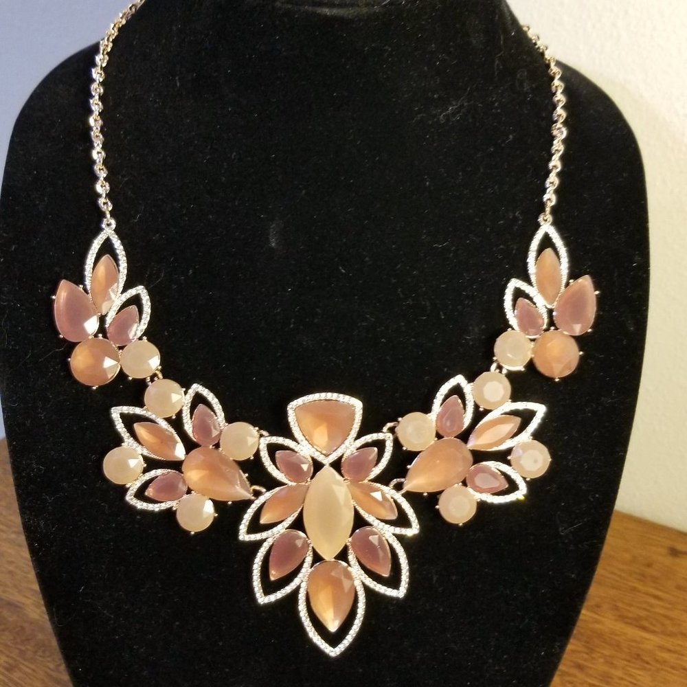INC Necklace with Crystals and Pastel Stones NWT